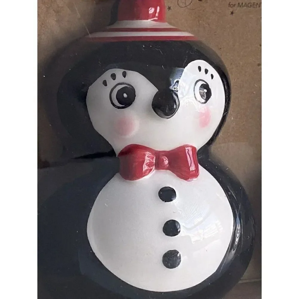 Johanna Parker Penguin‎ Holiday Salt And Pepper Shakers Set NEW